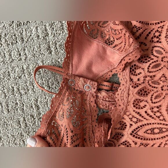 Gilly Hicks By Hollister Brown Lace Bodysuit - Picture 13 of 13